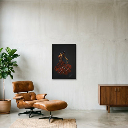 Flamenco Rythm - Alegria — 40×60cm, 16×24" Black Frame