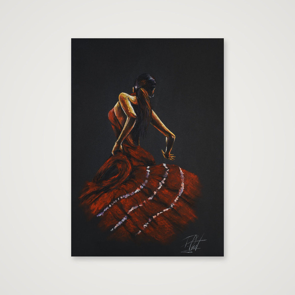 Flamenco Rythm - Alegria — 70×100cm, 28×39" Print only