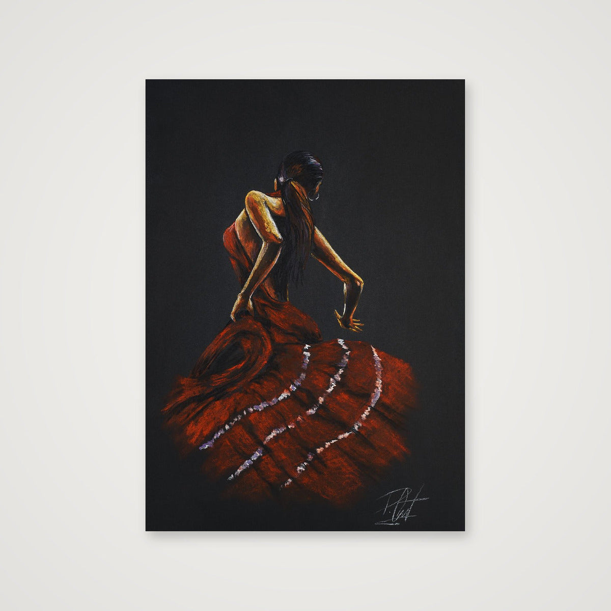 Flamenco Rythm - Alegria — A4 (21×30cm, 8×12") Print only