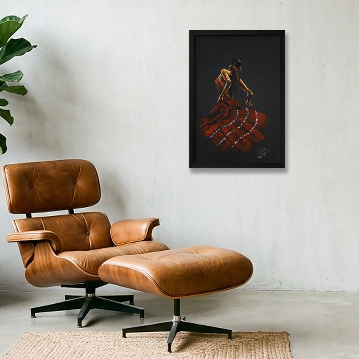 Flamenco Rythm - Alegria — 30×45cm, 12×18" Black Frame
